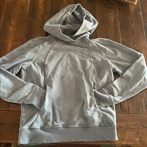 Lululemon acid wash scuba bluish/gray long sleeve hoodie sweatshirt